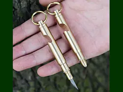 چاقوی آنباکسینگ و دربازکن بطری چندکاره برنجی Brass multi-functional knife