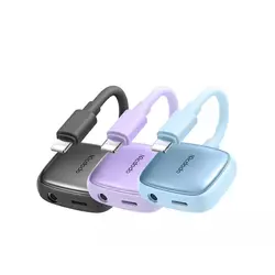 مبدل لایتنینگ به لایتنینگ و جک 3.5 میلی متری مک‌دودو Mcdodo CA-2740 Lightning to Lightning and 3.5mm Audio Cable