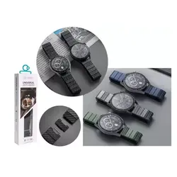 بند گلکسی واچ سامسونگ 22 میلی متری کوتتسی Coteetci universal carbon fiber pattern steel band 22020