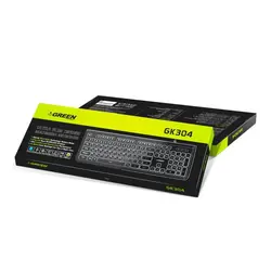 کیبورد گرین مدل GK304 با حروف فارسی ا Green GK-304 Keyboard With Persian Letters