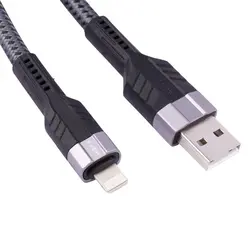 کابل شارژ لایتنینگ فست Hiska LX-304 6A PD QC3.0 1m