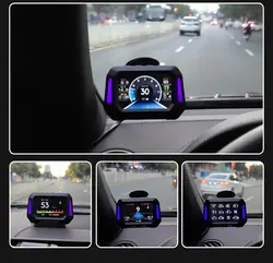 هدآپ دیسپلی خودروHead Up Display + P21 +شیب سنج آفرودی