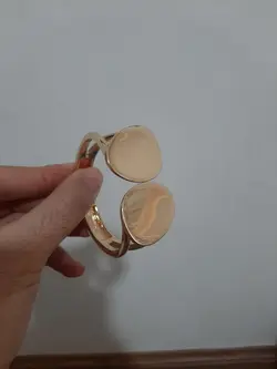 دستبند دخترانه طرح طلا النگویی کد D157