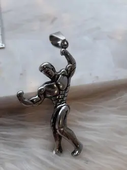 پلاک فیگور بدنسازی استیل خفن سیاقلم