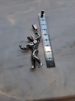 پلاک فیگور بدنسازی استیل خفن سیاقلم