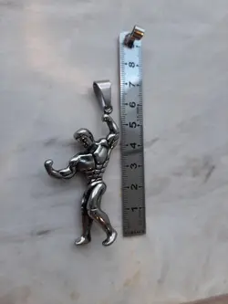 پلاک فیگور بدنسازی استیل خفن سیاقلم