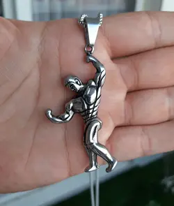 پلاک فیگور بدنسازی استیل خفن سیاقلم