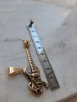 پلاک گیتار طلایی استیل خاص