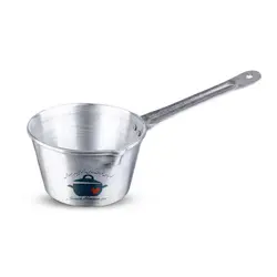 شیرجوش روحی ساده 4تایی دسته آلومنیومی