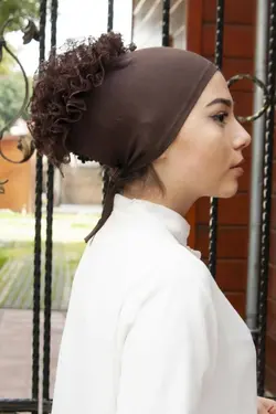 توربان قهوه‌ای مدل تور