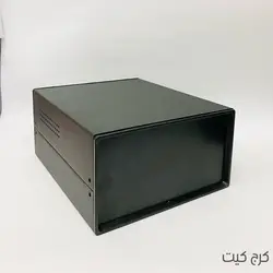 جعبه فلزی (20*18*10) سفید / مشکی