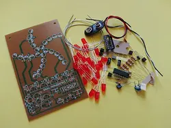 کیت آسیاب الکترونیک 25 led با کنترل سرعت led