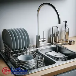 سیفون فانتزی 2 لگن سیتکو با سرریز سینی