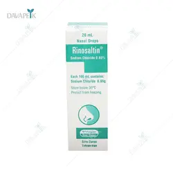 قطره بینی رینوسالتین سدیم کلراید 0/65درصد (Rinosaltin sodium chloride 0.65% nasal drops)