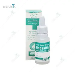 قطره بینی رینوسالتین سدیم کلراید 0/65درصد (Rinosaltin sodium chloride 0.65% nasal drops)