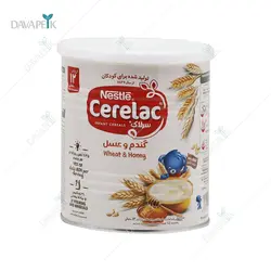 سرلاک گندم و عسل از پایان 12 ماهگی (Cerelac wheat and honey with milk)