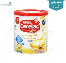 سرلاک گندم و عسل از پایان 12 ماهگی (Cerelac wheat and honey with milk)