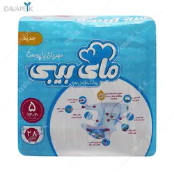 پوشک سایز 5 مناسب برای 12-20 کیلوگرم 28 عددی مای بی بی (My baby baby diaper)