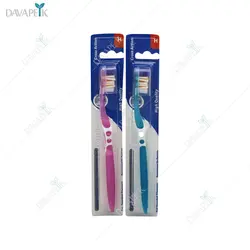 مسواک مدل کراس اکشن زبر بزرگسالان پنبه ریز ( Panberes high quality)