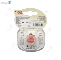 پستانک ارتودنسی سایز 2 برای 6 تا 18 بی بی لند (Baby land orthodontic silicone pacifier)