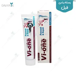 خمیر دندان مخصوص دندانهای حساس وی وان (Vi one prevent and repair sensitive toothpaste )