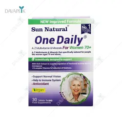 قرص سان نچرال وان دیلی برای خانم های بالای 70 سال (+Sun Natural One Daily For Women 70)