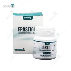 سافت ژل 500 میلی گرم اپاستیژل (Epastigel softgel 500 mg Caps)