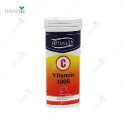 قرص جوشان ویتامین ث 1000 میلی گرمی های هلث (Hi Health Vitamin C 1000 mg Tabs)