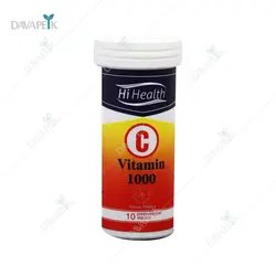 قرص جوشان ویتامین ث 1000 میلی گرمی های هلث (Hi Health Vitamin C 1000 mg Tabs)