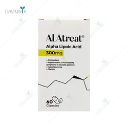 کپسول آلاتریت آلفا لیپوئیک اسید300 میلی گرم تچرا فارمد (Alatraet Alpha Lipoic Acid 300mg capsul)