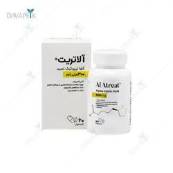 کپسول آلاتریت آلفا لیپوئیک اسید300 میلی گرم تچرا فارمد (Alatraet Alpha Lipoic Acid 300mg capsul)