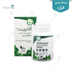 کپسول آلاتریت آلفا لیپوئیک اسید300 میلی گرم تچرا فارمد (Alatraet Alpha Lipoic Acid 300mg capsul)