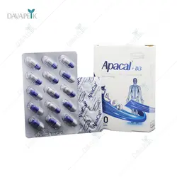 کپسول آپاکل و ویتامین D3 های هلث (Hi Health Apacal And Vitamin D3 30 Capsules)