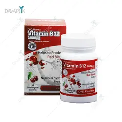 قرص ویتامین ب12 1000میکروگرم او پی دی فارما (Opd pharma Vitamin B12 Sublingual Tablets )