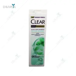 شامپو ضد شوره خنک کننده نعنایی بانوان کلییر (Anti Dandruff Ice Cool Menthol Shampoo For Women)