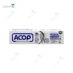 خمیردندان مخصوص دندان های لمینیت و کامپوزیت شده آکوپ (Acop Laminate+Composite Toothpaste )