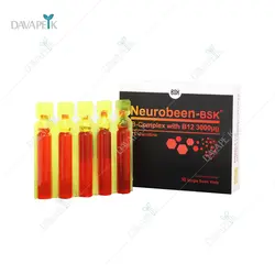 ویال خوراکی نوروبین-بی اس کی 3000 (Bonyan Salamat Kasra neurobeen 3000 -Bsk Vials)