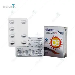 قرص ویتامین د3 2000 واحدی بهستان (Behestan Vitamin D3 2000 IU Tablets)