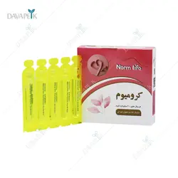 ویال کرومیوم 200 میکروگرم نورم لایف _ Norm Life Chromium 200mcg Vials