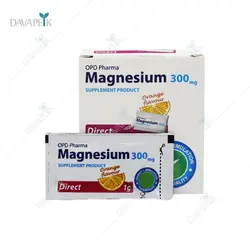 ساشه منیزیم 300 میلی گرم او پی دی فارما - OPD Pharma Magnesium 300 mg Sachets