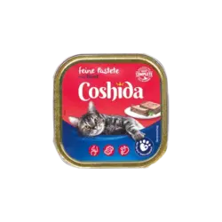 خوراک کاسه ای گربه کوشیدا مدل گوشت گاو وزن 100 گرم