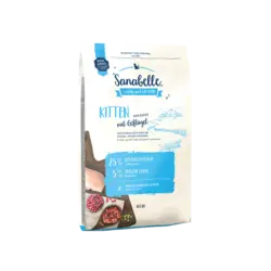 غذای خشک بچه گربه سانابل مدل گوشت پرندگان وزن 2 کیلوگرم