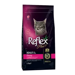 غذای خشک گربه رفلکس پلاس مدل چوزی وزن 1.5 کیلوگرم