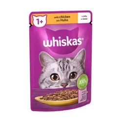 پوچ گربه ویسکاس مدل مرغ وزن 85 گرم