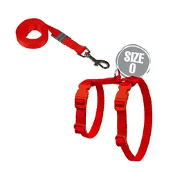 قلاده کتفی سگ و گربه مدل ساده همراه با لید نیناپت سایز صفر