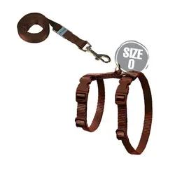 قلاده کتفی سگ و گربه مدل ساده همراه با لید نیناپت سایز صفر