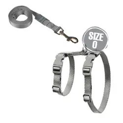 قلاده کتفی سگ و گربه مدل ساده همراه با لید نیناپت سایز صفر