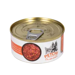 کنسرو غذای سگ و گربه پتچی مدل خورشت قیمه وزن ۱۲۰ گرم