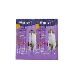 اسنک تشویقی گربه وینستون مدل مرغ و اردک بسته 5 عددی