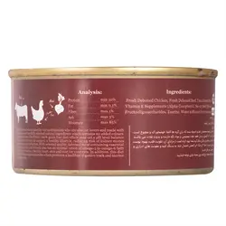 کنسرو غذای گربه پتچی مدل مرغ و گوشت و چغندر وزن 120 گرم